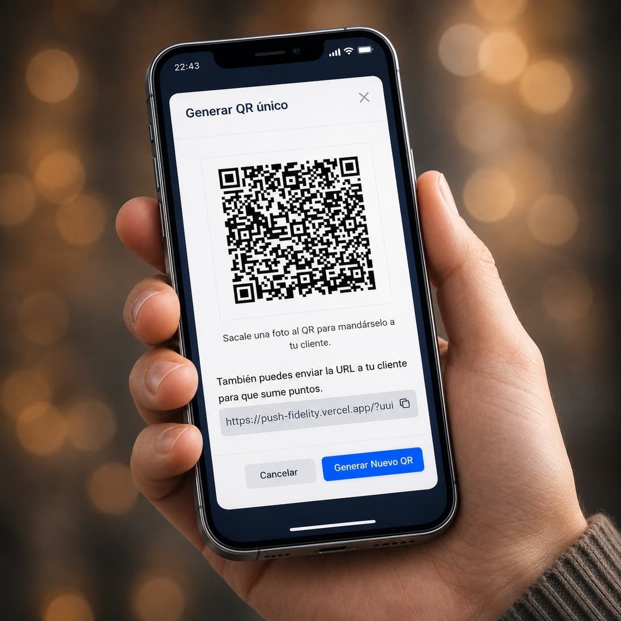 QR por compra