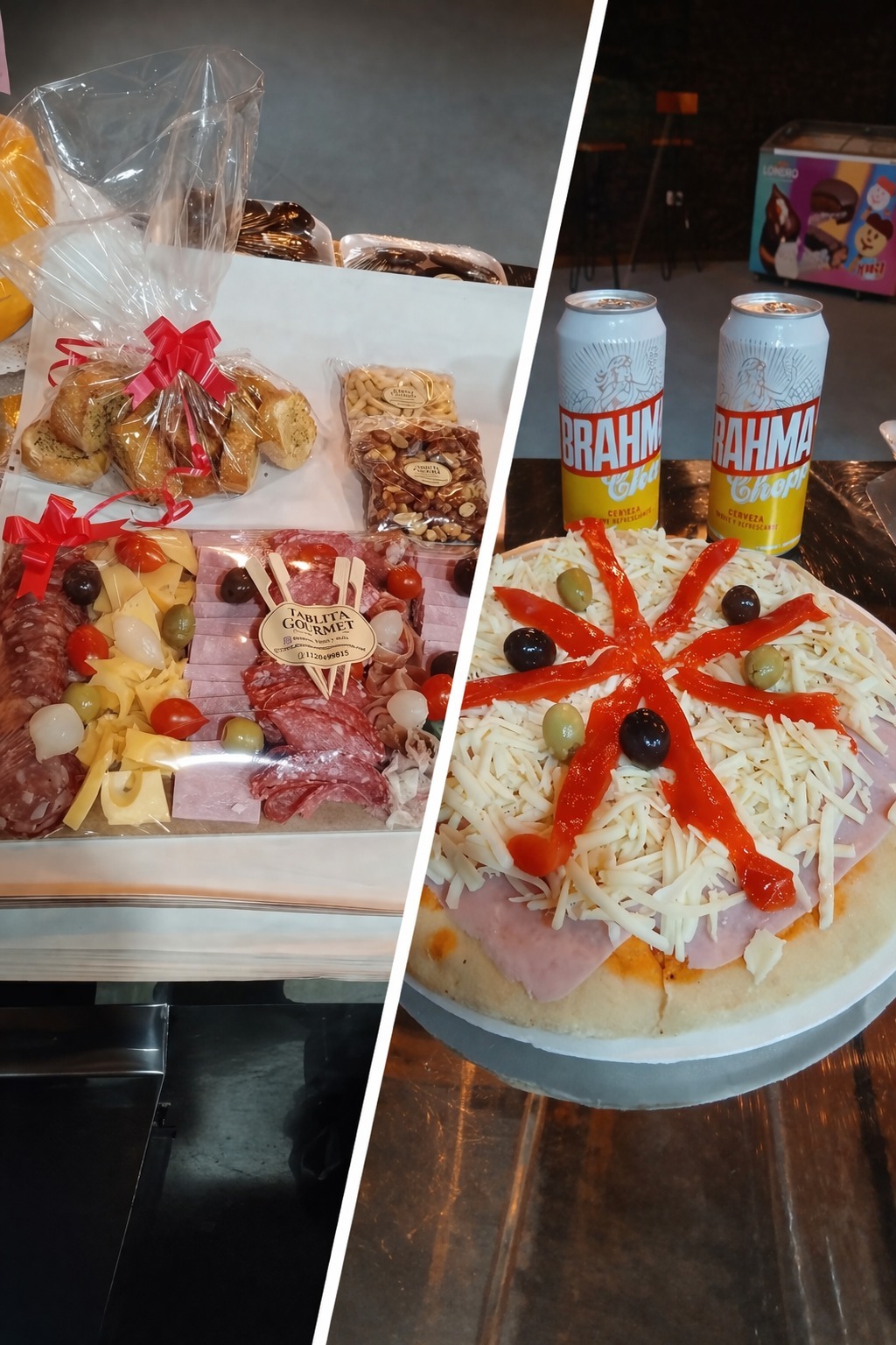 Picada y combo de productos de Tablita Gourmet